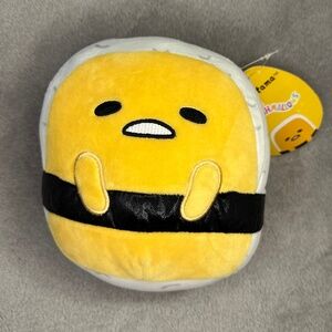 Squishmallows Gudetama Lazy Egg 8” 2022 KellyToy NWT Japanese Sushi Kawaii